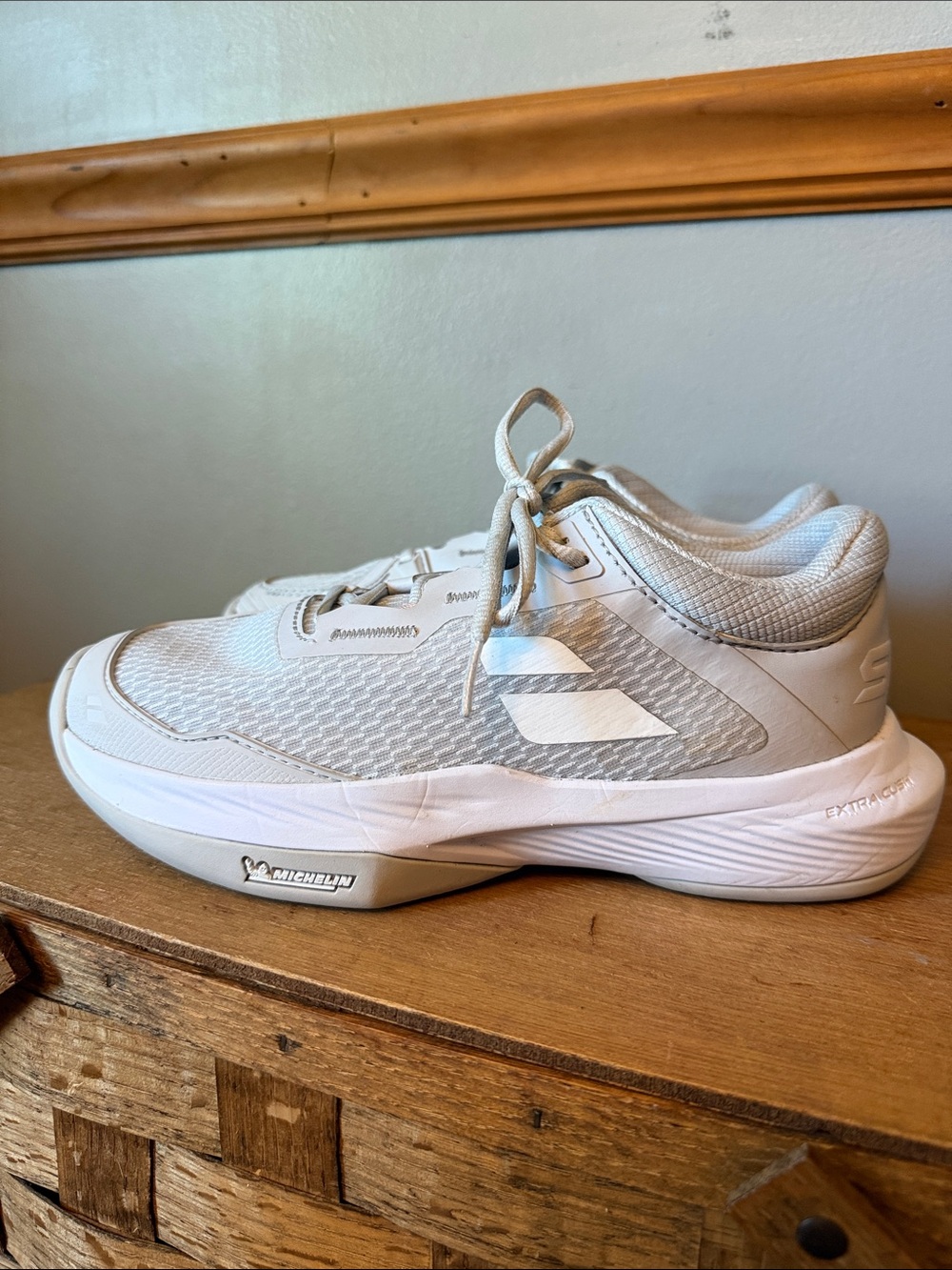 Babolat SFX 4 All Court Women's Tennis Shoes White Silver Size 7